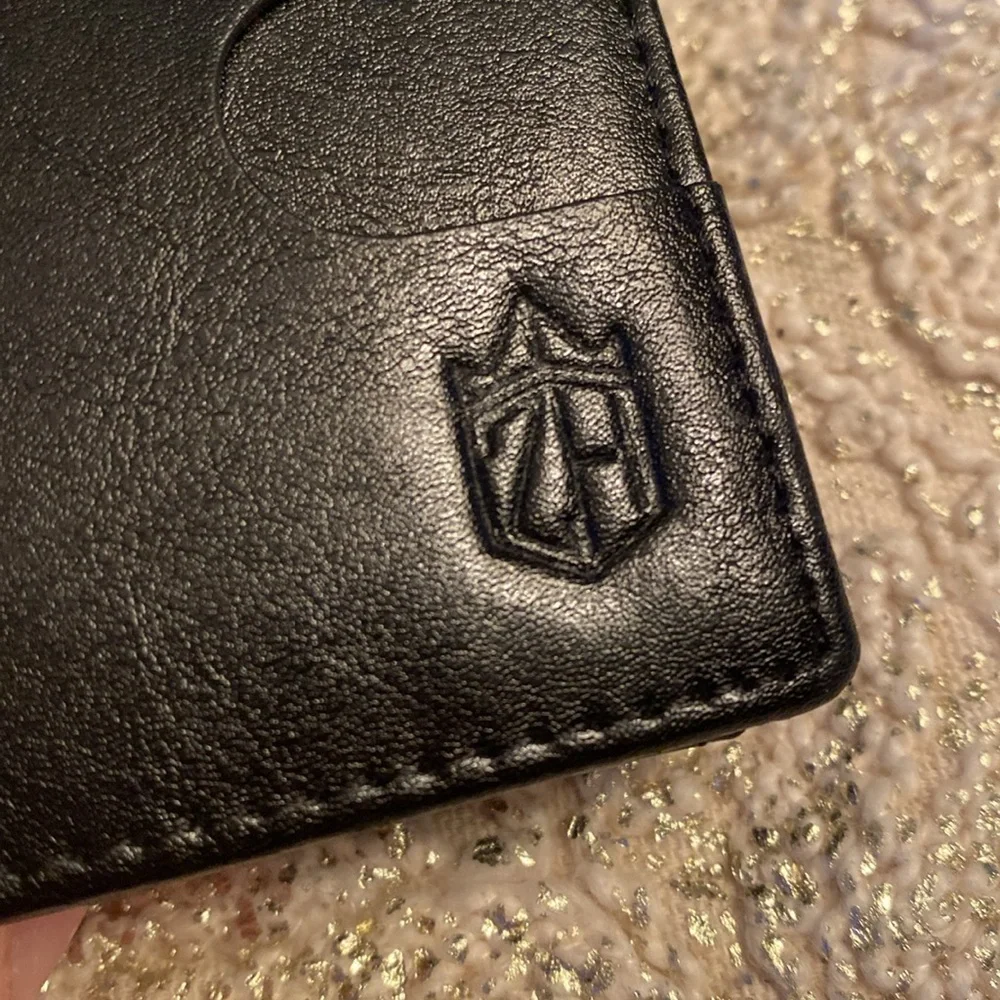 Zitahli Men’s Wallet Black Genuine Leather NWOB